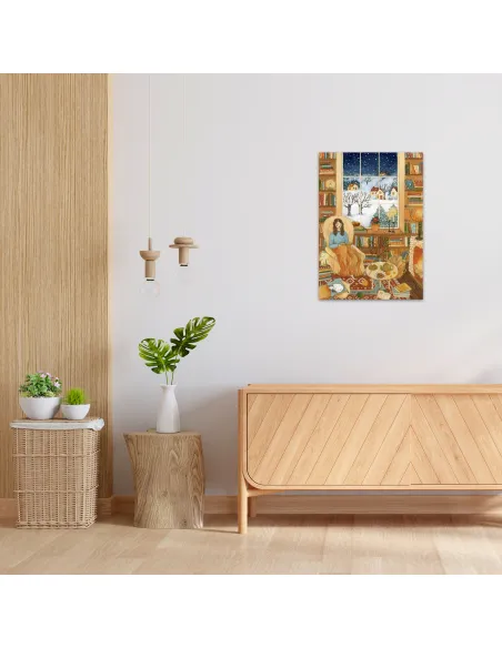 Winter tales by the fireplace