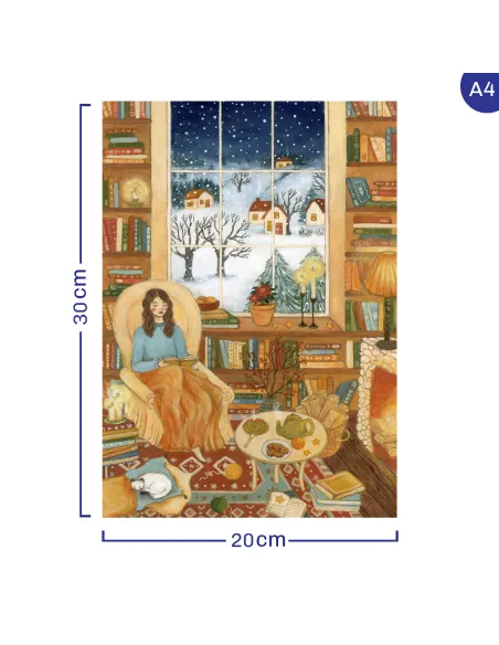 Winter tales by the fireplace