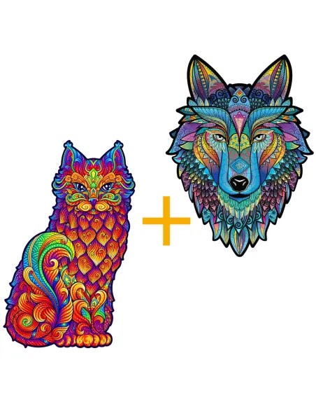 Cat + Wolf Set
