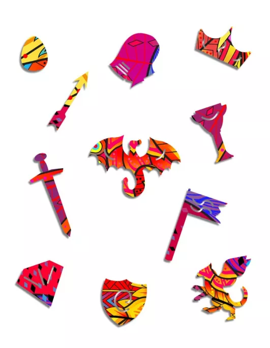 Dragon Wooden Puzzle Premium 2