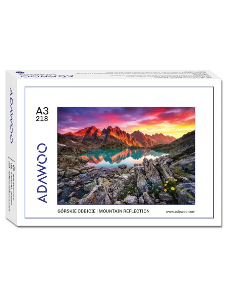 copy of Górskie Szczyty Drewniane Puzzle Premium