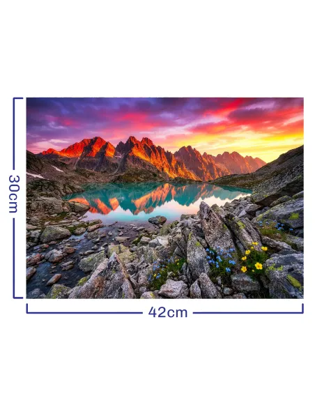 copy of Górskie Szczyty Drewniane Puzzle Premium