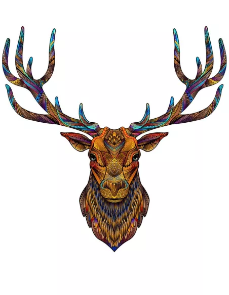 Jeleń Drewniane Puzzle Premium