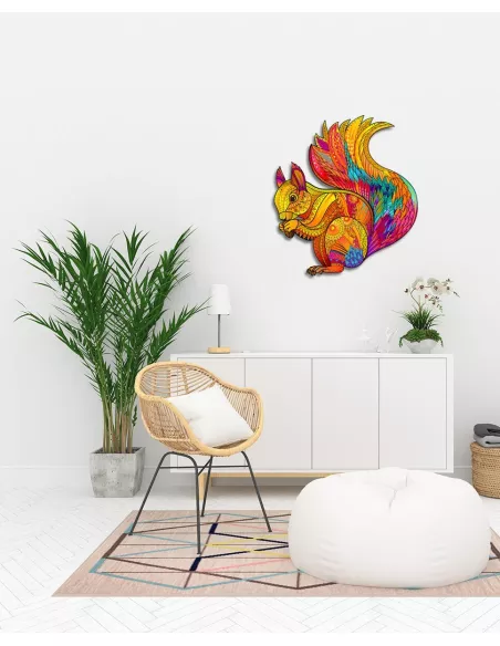 Squirrel Wooden Puzzle Premium
