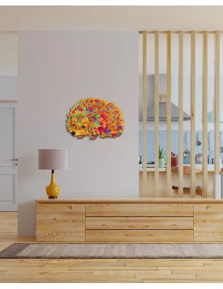 Hedgehog Wooden Puzzle Premium