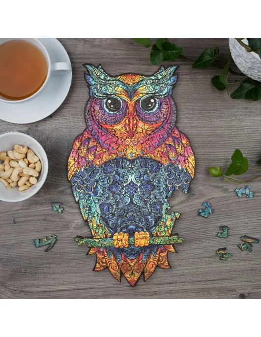 Sowa Drewniane Puzzle Premium 2