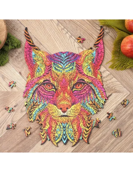 Ryś – dřevěné puzzle Premium