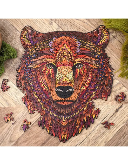 Bear Wooden Puzzle Premium 2