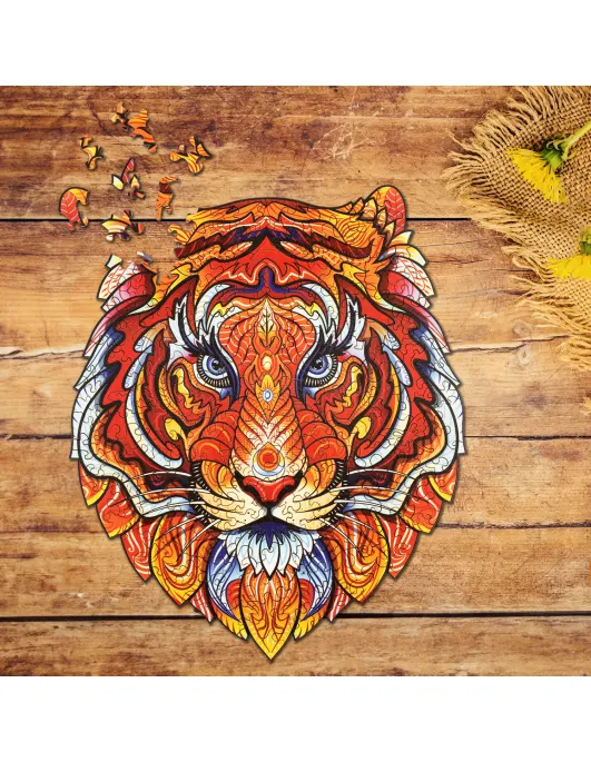 Tiger Wooden Puzzle Premium 2