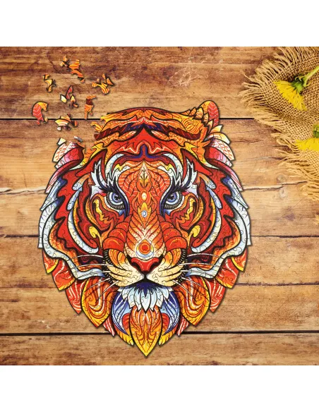 Tygrys Drewniane Puzzle Premium
