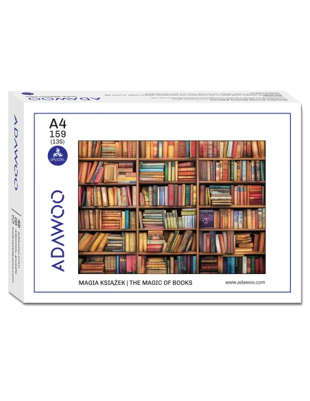 Magia Książek Drewniane Puzzle Premium