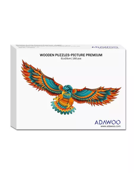 Orel – dřevěné puzzle Premium