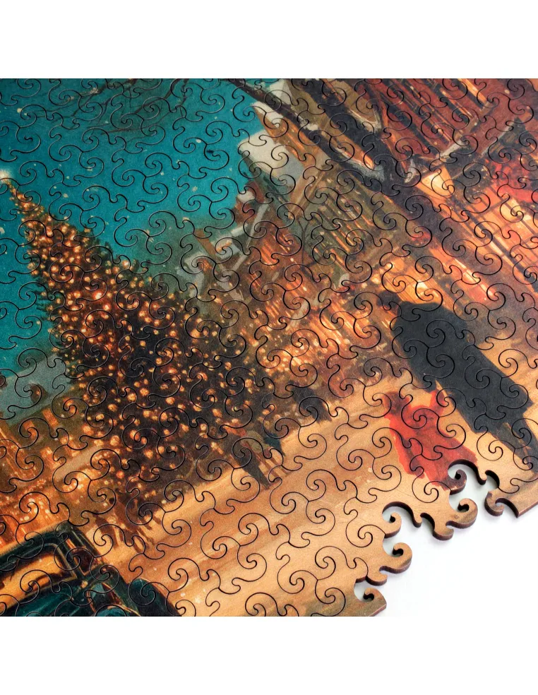 Christmas Village Premium Wooden Puzzles