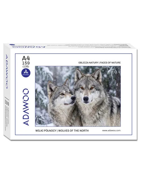 Vlci severu Prémiové dřevěné puzzle
