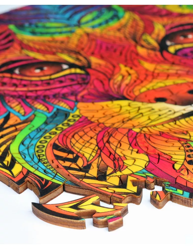 Ryś – dřevěné puzzle Premium
