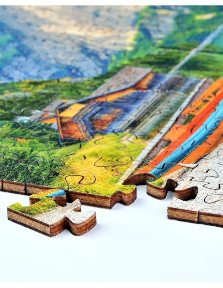 Dřevěné čluny – puzzle Premium