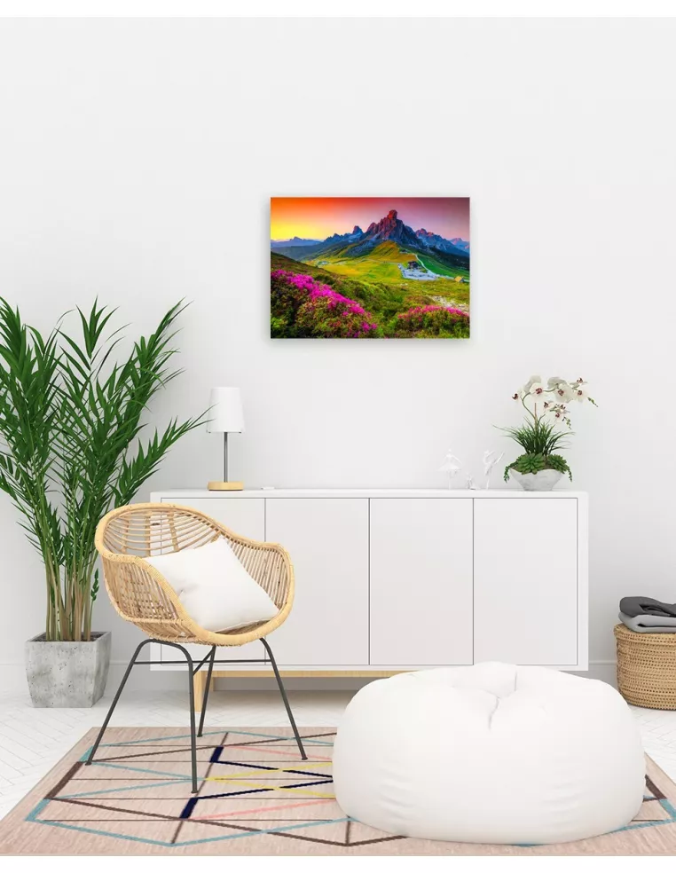 Sunset in the Mountains Wooden Puzzle...