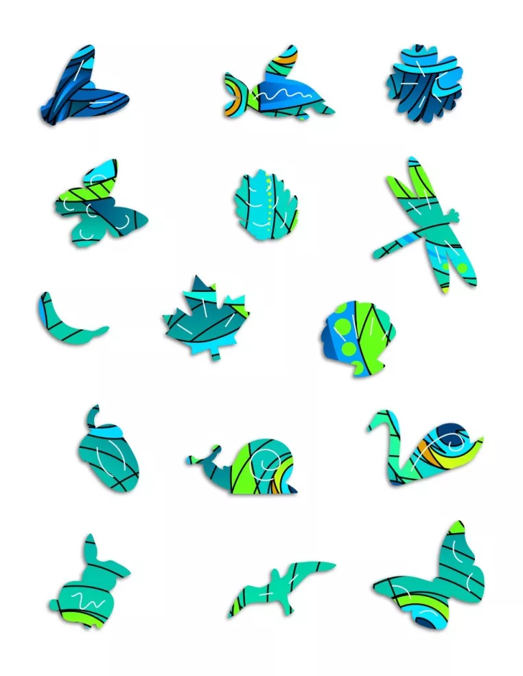 Paw Drewniane Puzzle Premium