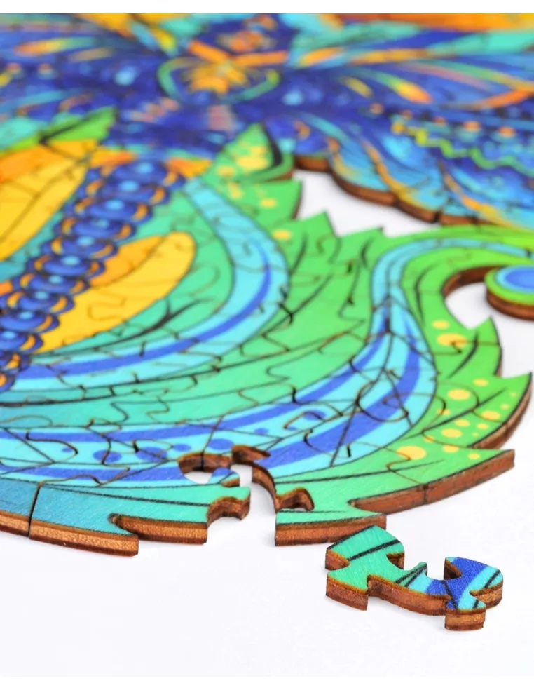 Dragonfly Wooden Puzzle Premium