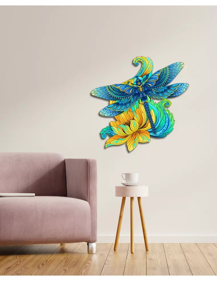 Ważka Drewniane Puzzle Premium