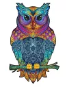 Sova – dřevěné puzzle Premium