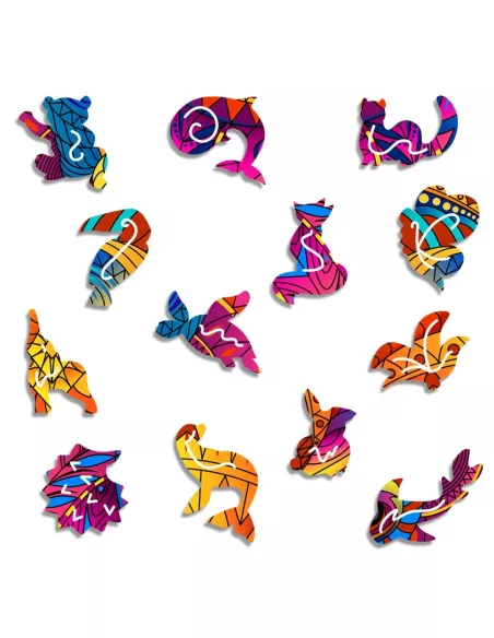 Slon – dřevěné puzzle Premium