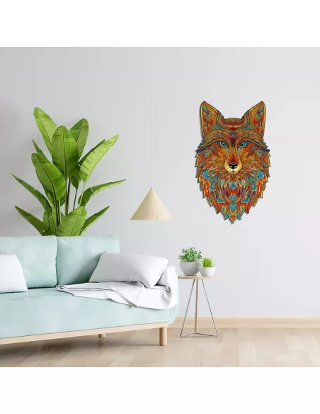 Liška – dřevěné puzzle Premium