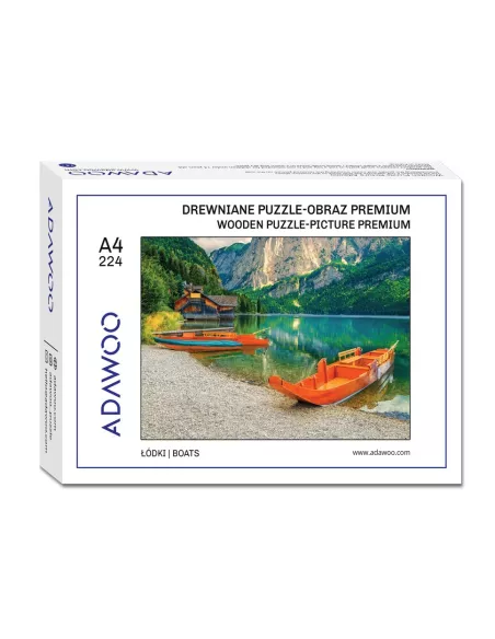 Dřevěné čluny – puzzle Premium