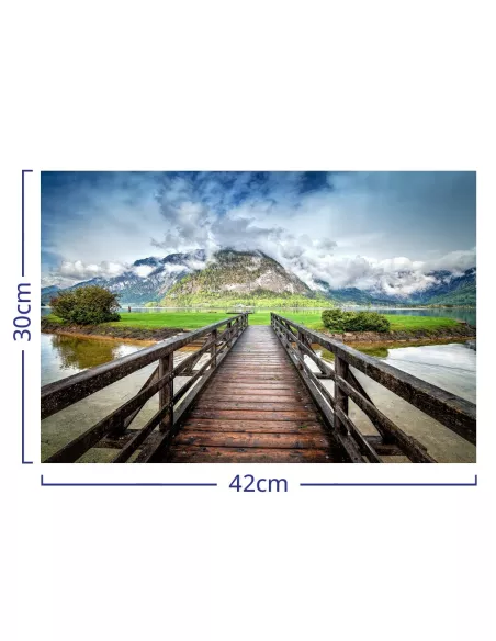 Most – dřevěné puzzle Premium