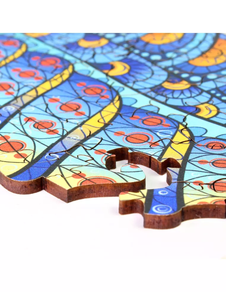 Dřevěné puzzle s mořskými koníky –...