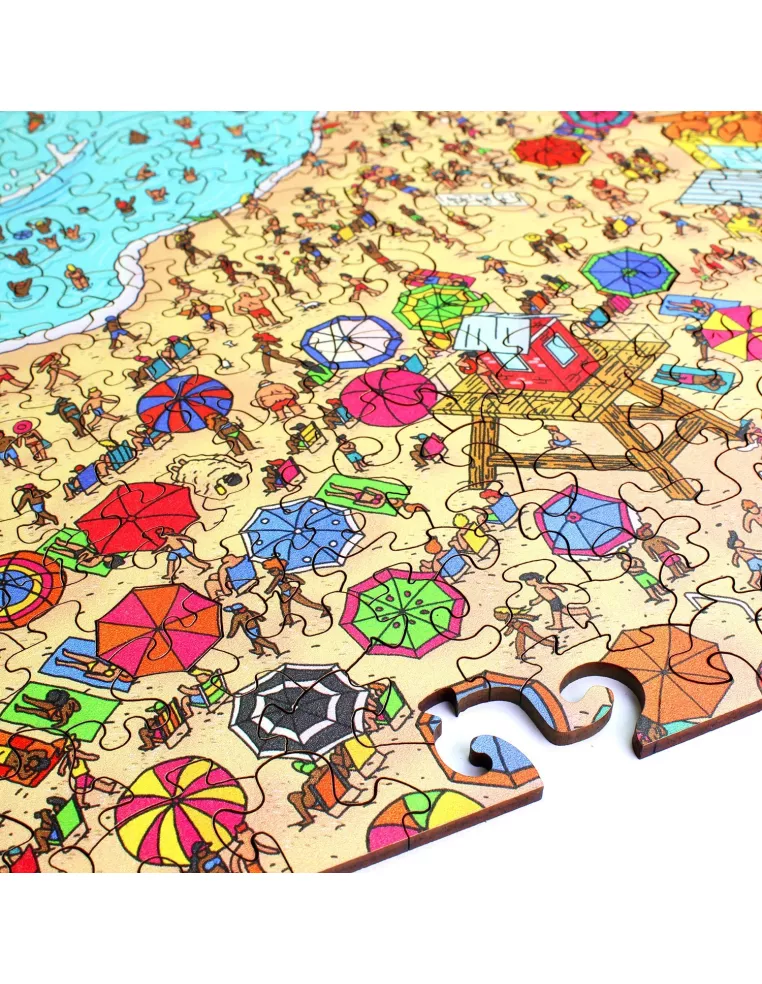 Adawoo Miasto Drewniane Puzzle Premium