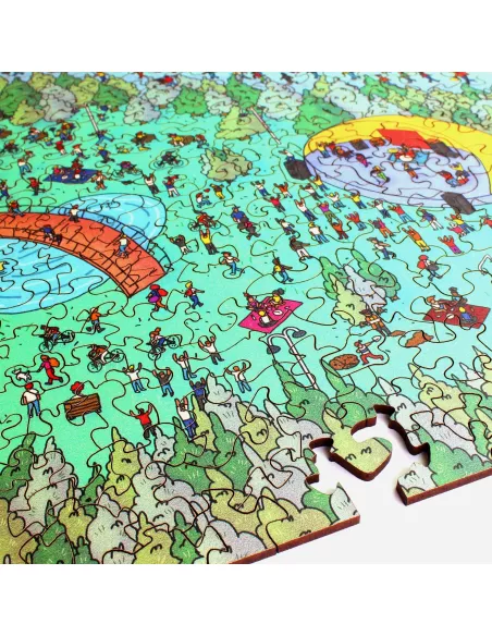 Adawoo City Wooden Puzzle Premium