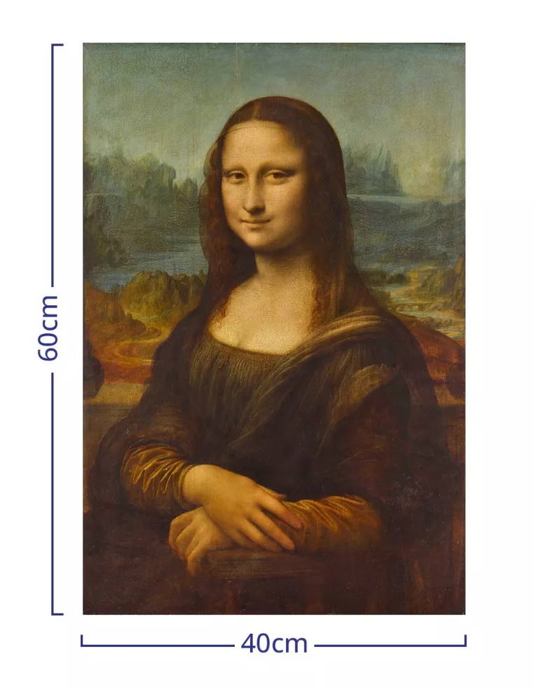 Mona Lisa Drewniane Puzzle Premium