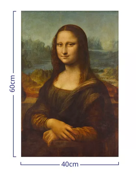 Mona Lisa Drewniane Puzzle Premium