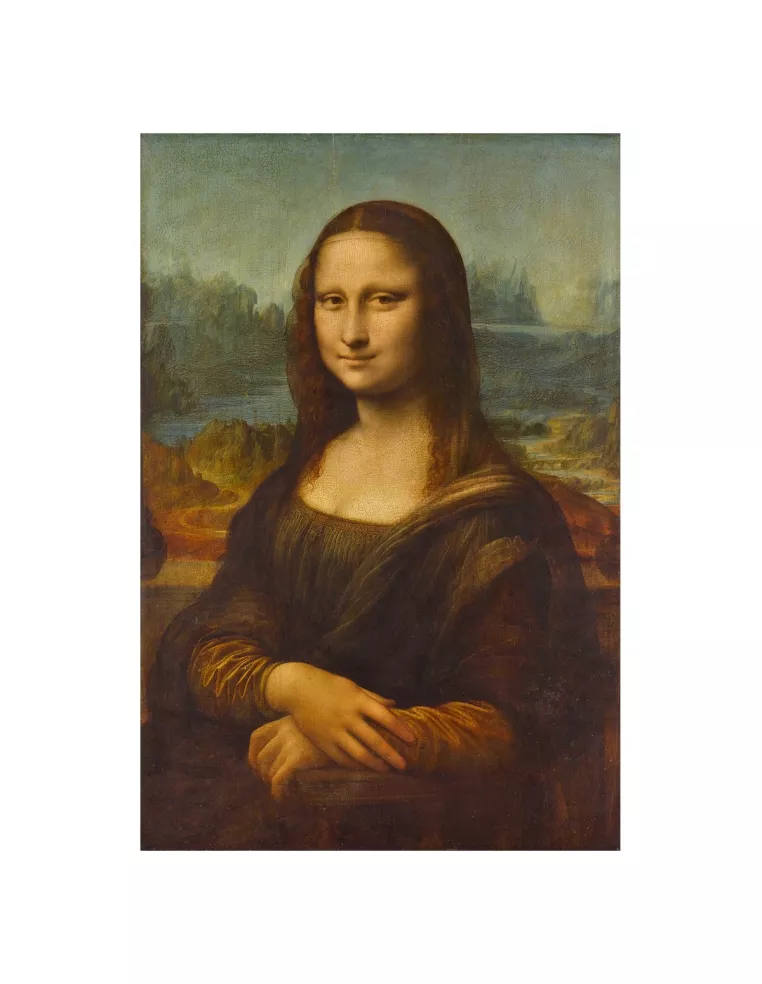 Mona Lisa Drewniane Puzzle Premium