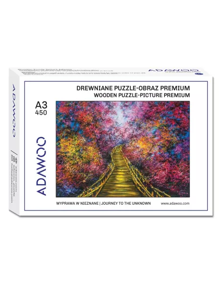 Wyprawa w Nieznane Drewniane Puzzle Premium