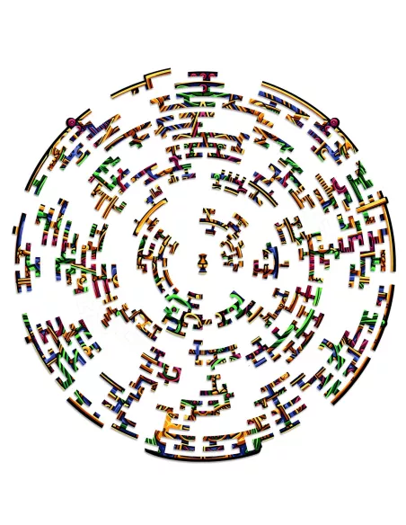Kalendarz Majów Drewniane Puzzle Premium