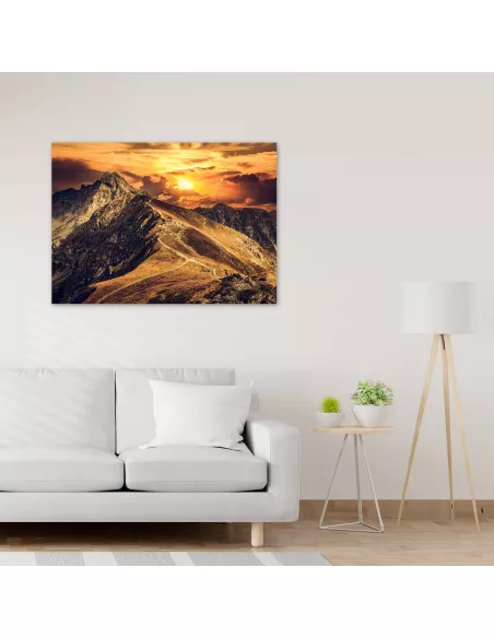 Horské vrcholy – dřevěné puzzle Premium
