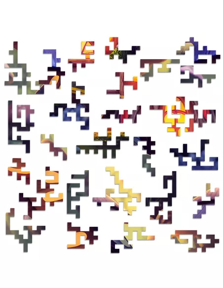 Na skraju Zaczarowanego Lasu Drewniane Puzzle Premium