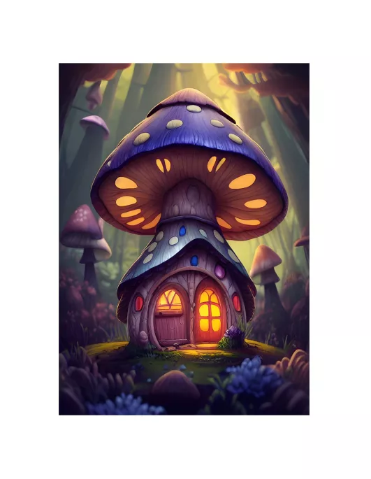 Na skraju Zaczarowanego Lasu Drewniane Puzzle Premium