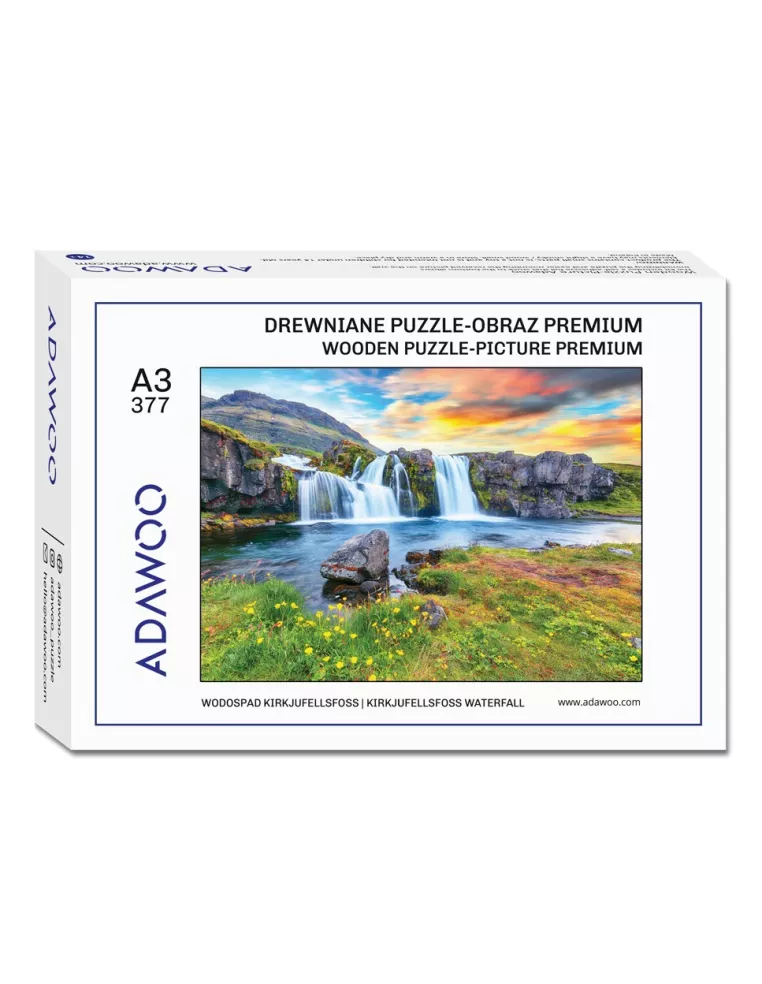 Vodopád Kirkjufellsfoss – dřevěné...