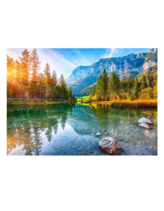 Jezioro Hintersee Drewniane Puzzle Premium