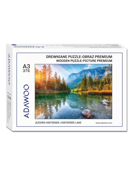 Jezioro Hintersee Drewniane Puzzle Premium