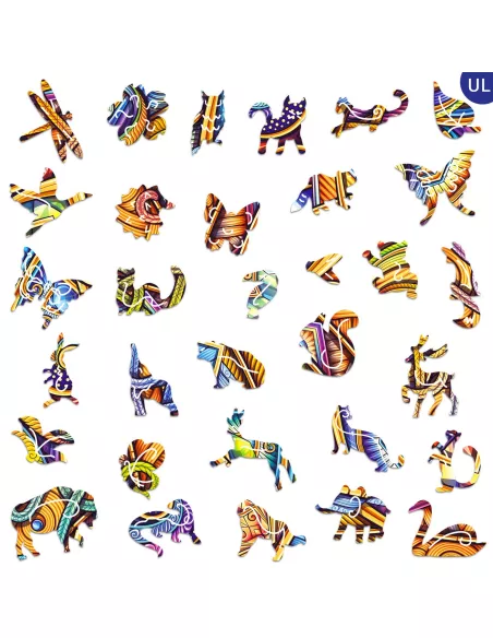 Mandala Doskonała harmonia Drewniane Puzzle Premium