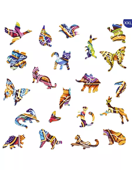 Mandala Doskonała harmonia Drewniane Puzzle Premium