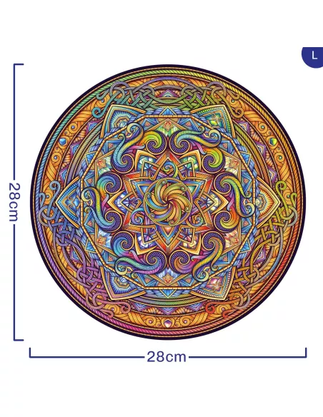 Mandala Perfect Harmony Wooden Puzzle Premium