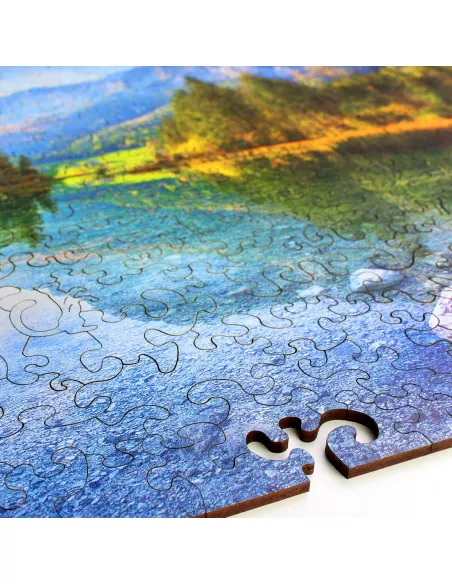 Jezero Hintersee – dřevěné puzzle Premium