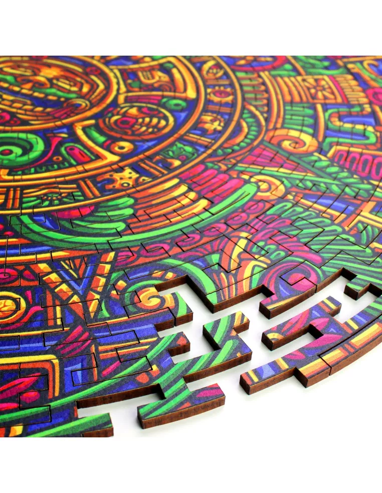 Mayský kalendář – dřevěné puzzle Premium
