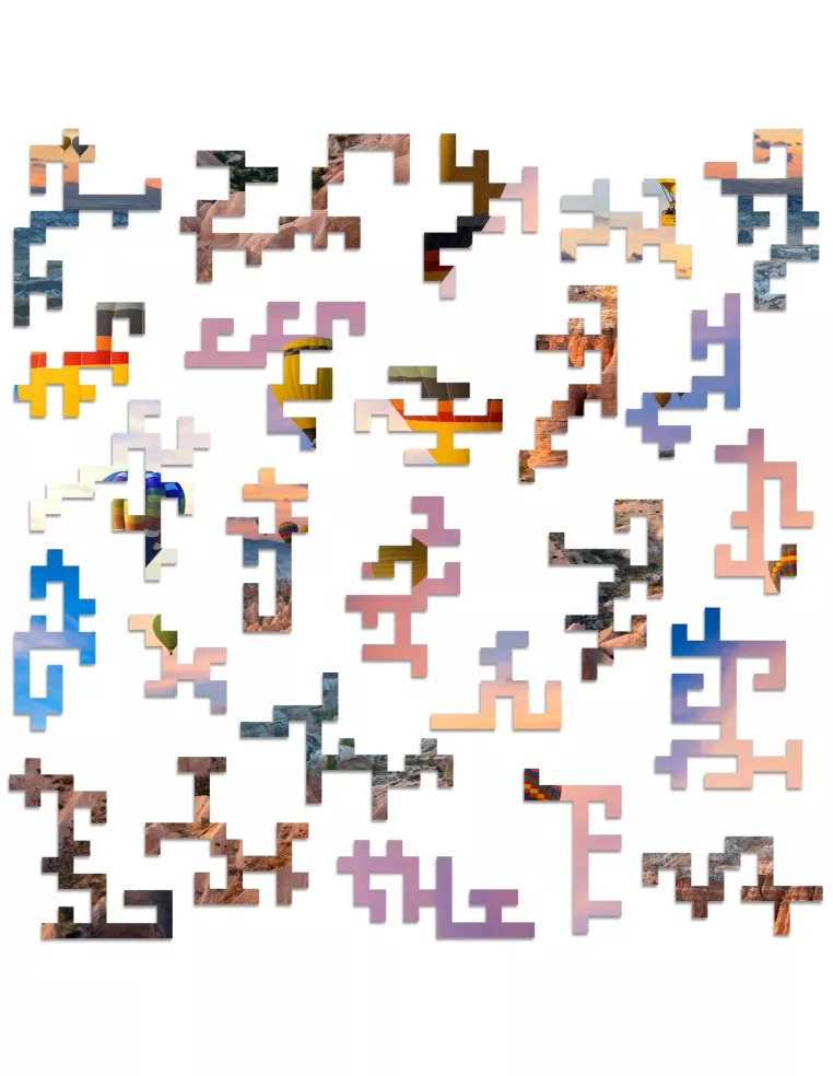 Cappadocia at sunrise Wooden Puzzle...