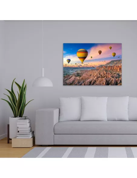 Kapadocja o wschodzie słońca Drewniane Puzzle Premium